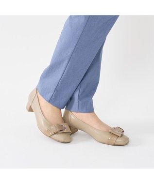 Riz raffinee <Riz raffinee>【3E】バックルモチーフパンプス