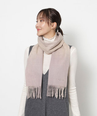 MOONBAT FURLA(フルラ）ウール100％ オンブレー チェックマフラー