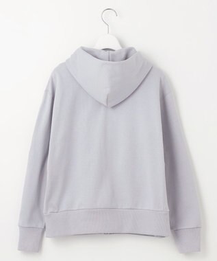 J.PRESS LADIES URAKE フーディー ジップアップ パーカー ライトグレー系