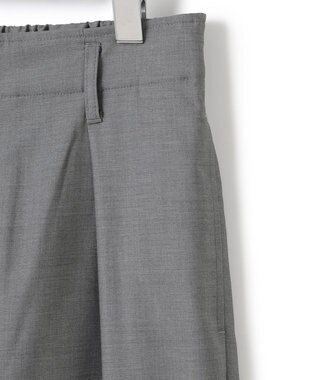 J.PRESS YORK STREET 【WOMEN】ハイウエストワイドパンツ ライトグレー系