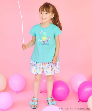 ANY KIDS 【any FAM×サーティワン アイスクリーム】フレーバー 総柄キュロット マルチ