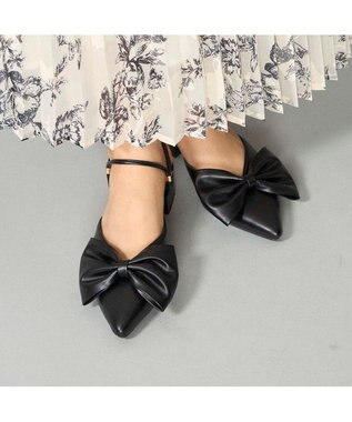 MODE ET JACOMO <noyau>2WAYリボンストラップミュールパンプス