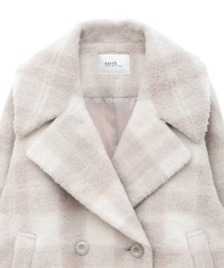 earth music&ecology シャギーショートコート Check