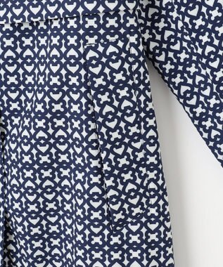 23区GOLF 【WOMEN】モノグラム ポケッタブルレインワンピース ネイビー系5