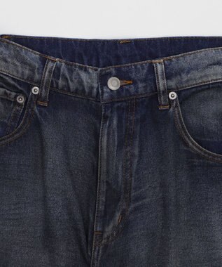 WEGO ローライズバギーフレアデニムカーゴパンツ デニム淡加工色