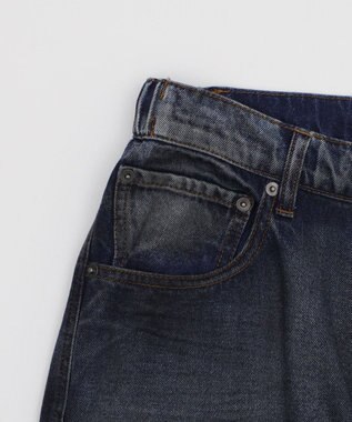 WEGO ローライズバギーフレアデニムカーゴパンツ デニム淡加工色