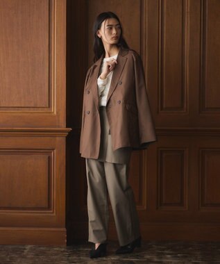 CRAFT STANDARD BOUTIQUE レイヤードデザインパンツ Beige