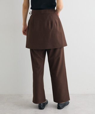 CRAFT STANDARD BOUTIQUE レイヤードデザインパンツ Brown