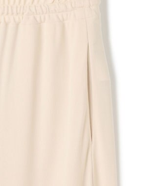 BEIGE， 【洗える】MELLE / ハイストレッチイージーパンツ Ecru