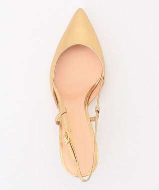 GRACE CONTINENTAL Rupert Sandersonバックストラップヒール ゴールド