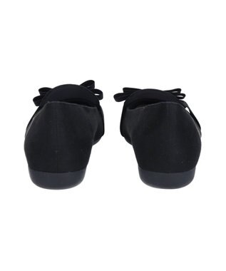 Bridget Birkin 【Bridget Birkin】グログランリボンレインオペラシューズ ブラックスウェード