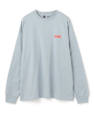 NAVE 【xNAVE】Six Sence Recordコラボ グラフィックロングスリーブT スカイブルー系