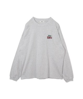 WEGO 【ユニセックス着用ITEM】サークルロゴBIG　T（LS） ライトグレー