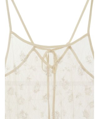 Green Parks スパンコールキャミワンピース Ivory