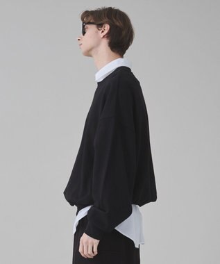 WEGO 【ユニセックス着用ITEM】バルーンクロップドプルオーバー ブラック