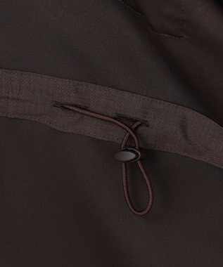 uncrave ライトダブルサテン シャツジャケット ダークブラウン