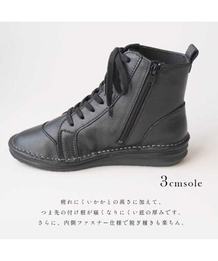 Pointer 本革軽量ブーツ レディース グレー