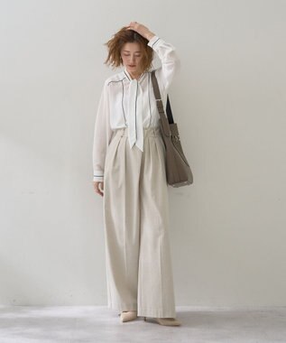 YECCA VECCA ベルトデザインワンハンドルショルダーバッグ Dark Brown