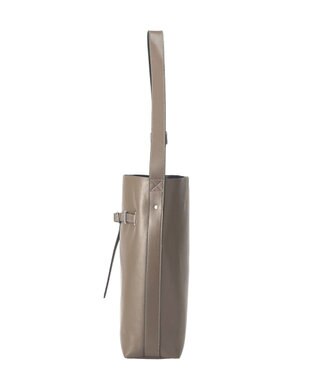 YECCA VECCA ベルトデザインワンハンドルショルダーバッグ Dark Brown