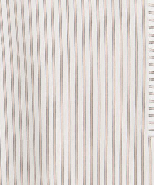 J.PRESS LADIES L ストライプジャージー ドルマンスリーブ カットソー ブラウン系1