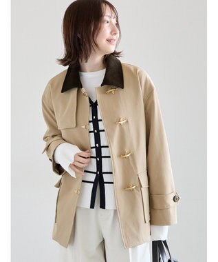 Te chichi メタルバックルカバーオール ベージュ