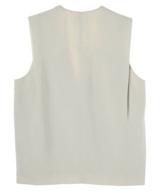 AMERICAN HOLIC 丈違いニュアンスベスト Light Beige