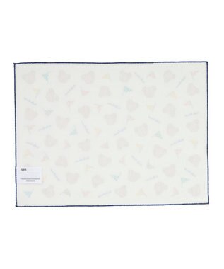 MIKI HOUSE HOT BISCUITS 【ミキハウス】 ミキハウスベア ランチョンマットセット 赤×紺