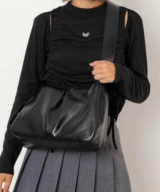 WEGO ハトメベルトワンショルダー ブラック