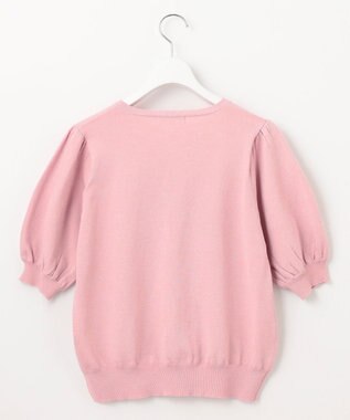 Feroux 【接触冷感・UVカット・洗える】クルーネックハーフスリーブ プルオーバー ピンク系