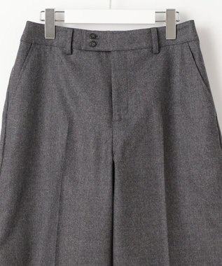 J.PRESS LADIES 【洗える】フラノハンドウォッシュ キュロット パンツ グレー系