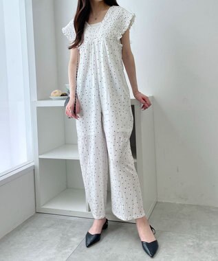 WEGO シャーリングサロペット 柄1
