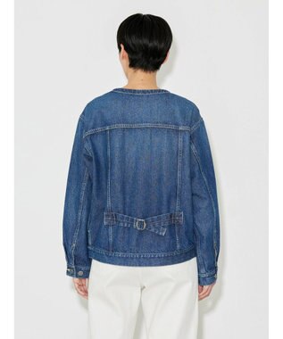 AMERICAN HOLIC ノーカラーデニムＧジャン Indigo