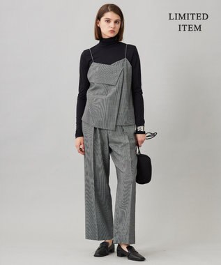 ICB L 【WEB限定・UVカット・洗える】ウール2WAYストレッチ キャミソールブラウス 無地柄系