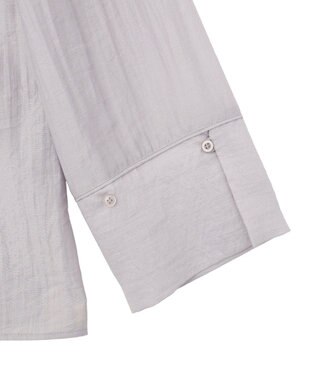 CRAFT STANDARD BOUTIQUE シアーオープンカラーシャツ Light Purple