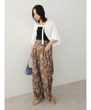 Green Parks ・ＥＬＥＮＣＡＲＥ　ＤＵＥ　バルーンスリーブボレロ Off White