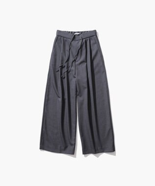 ATON WOOL TROPICAL | ワイドイージーパンツ GRAY