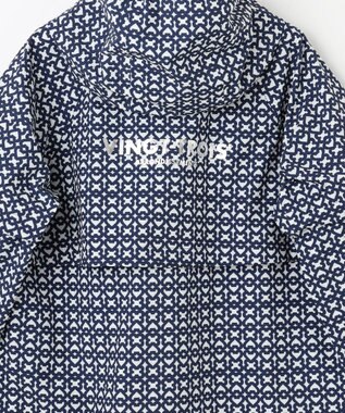 23区GOLF 【WOMEN】モノグラム ポケッタブルレインワンピース ネイビー系5