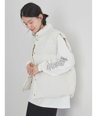 AMERICAN HOLIC キルポカリバーシブルショートベスト Ivory