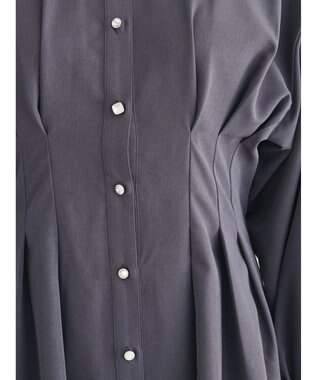 Green Parks ・ＥＬＥＮＣＡＲＥ　ＤＵＥ　ウエストタックワンピース Charcoal Gray