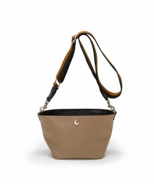 TOPKAPI 【Breath TOPKAPI】SCOTCH GRAIN スコッチグレイン プレーン 2トーンテープ ショルダー バッグ カーキブラウン