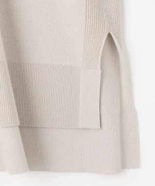 自由区 【Sサイズ有】コットンカシミヤ ニットトレーナー ライトグレー系