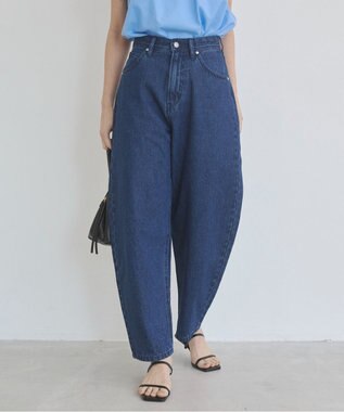 WEGO 【ANGIE VINTAGE/SMLサイズ展開】カーブデニムパンツ ネイビー