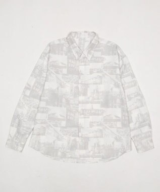 WEGO パターンルーズシャツ（LS） 柄3