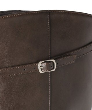YECCA VECCA ベルトデザインロングブーツ Brown