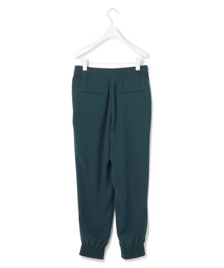 ICB 【WEB限定カラーあり・洗える】ライトダブルクロス ジョガーパンツ パイングリーン系