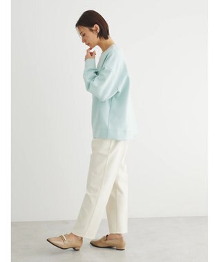 Green Parks クルーネックダンボールプルオーバー Mint