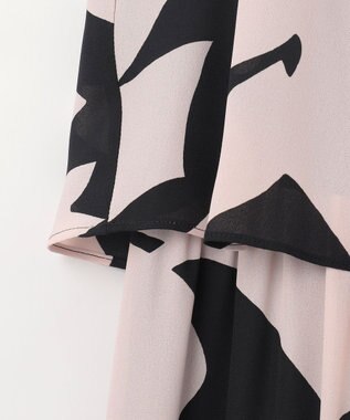 GRACE CONTINENTAL キカプリントホルタードレス ブラック