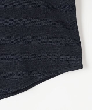 23区GOLF 【WOMEN】ブライトボーダー ポロシャツ 着回し力抜群 1枚で大活躍 高品質 1枚でも◎ ネイビー系