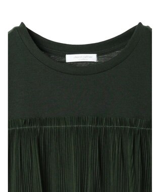 Green Parks プリーツチュールドッキングプルオーバー Green