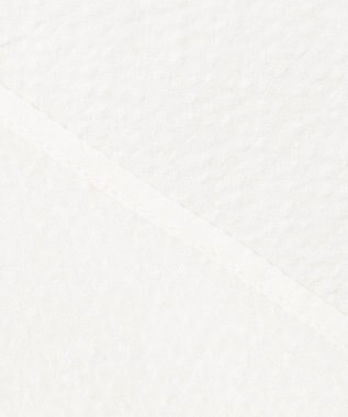 Feroux 【洗える】袖フリルブラウス ホワイト系